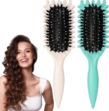 Juego de 2 cepillos desenredantes con colchón de aire bajan de precio