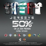 Promoción Charly: Segundo a mitad de precio en jerseys de fútbol mexicano
