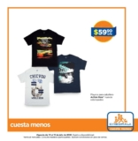 Ofertas en ropa Chedraui: Playeras desde $59.90, brassieres desde $79.90 y más