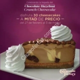 Cheesecake Factory Cheesecake Madness 2017: Pasteles a mitad de precio