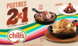 Promoción Chilis Hot Sale 2020: 2×1 en postres seleccionados
