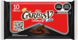 10 pack chocolate Carlos V Semiamargo Cero Azúcar baja de precio