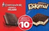 En Círculo K sandwich helado Eskimal o Emperador a $10 pesos