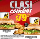 Nuevos Clasi Combos Carls Jr 2020 a $79 cada uno con papas y refresco