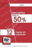 Ofertas Cloe El Buen Fin 2015: Hasta 50% de descuento y hasta 12 meses sin intereses