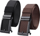 Juego de 2 cinturones para hombre de nailon bajan a su menor precio