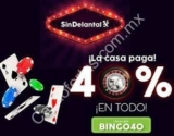Código Sin Delantal de 40% de descuento en todo el menú de 6 a 10 pm