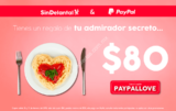 Cupón SinDelantal Paypal de $80 de descuento en compras de $120