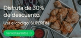 Código Uber Eats de 30% de descuento en pedidos de $200