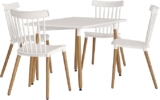 Comedor para 4 personas con mesa y sillas en su precio más económico