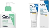 Combo CeraVe con limpiador facial espumoso + loción facial hidratante con protector solar bajan a un precio muy bueno