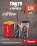 Combos Black Widow en Cinemex