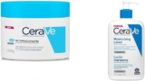Combo CeraVe crema alisadora anti-rugosidades + loción hidratante para pieles secas bajan a un tremendo precio