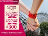 Combo Amor y Amistad en La Feria de Chapultepec: 2 pases platino + 2 boletos para el cine por $300