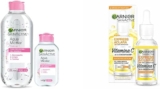 Combo Garnier Skin Active con booster sérum Express Aclara + agua micelar 400 + 100 bajan a su menor precio