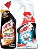 Combo Harpic limpiador de baño Power Ultra Todo en Uno + Baños Ultra bajan de precio