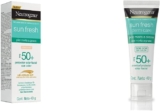 Combo Neutrogena Sun Fresh protector solar para pieles grasas sin color + protector con color bajan a un excelente precio
