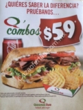 Nuevos Q’combos en Quiznos desde $59, incluyen papas de rejilla y refresco