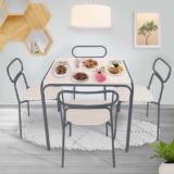 Comedor con 4 sillas con diseño moderno baja a su menor precio