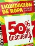 En Comercial Mexicana liquidación de ropa con hasta 50% de descuento