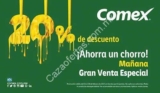 Comex Venta Especial 24-26 de febrero con 20% de descuento en toda la tienda