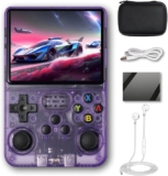 Consola de videojuegos portátil recargable con audífonos baja a un gran precio