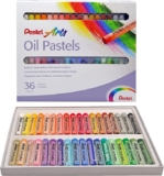 Juego de 36 colores pastel aceite Pentel bajan a un precio buenísimo