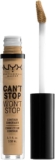 Corrector de maquillaje NYX Cant Stop Wont Stop en varios tonos bajan de precio