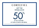En Cortefiel 50% de descuento en la segunda prenda de mezclilla para dama