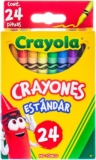 Crayones estándar Crayola con 24 colores baja a un gran precio