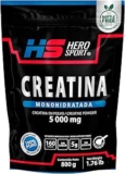 Suplemento alimenticio Creatina monohidratada de alta pureza Hero Sport de 800 gr baja de precio