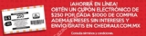 Promociones Chedraui Hot Sale 2016: Cupón de $250 por cada $1000 de compra, meses sin intereses, envío gratis y más