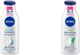 Combo de 2 cremas corporales Nivea Express Hydration + Nivea Aloe Refrescante bajan de precio