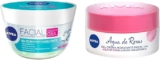 Combo Nivea Facial gel refrescante hidratante Hyaluron Gel + crema hidratante Agua de Rosas bajan de precio