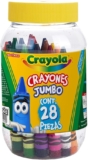 Crayones Jumbo Crayola con 28 piezas bajan a su menor precio