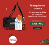 Cupón Coca-Cola Año Nuevo 2022: maleta Gratis en compras de $299 o más