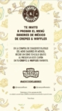 Promoción Crepes & Waffles Sabores de México: cono Gratis en la compra de un platillo