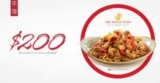 Cupón PF Changs $200 de descuento por el Año Nuevo Chino