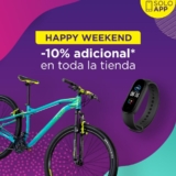 Cupón Linio Happy Weekend: 10% de descuento en toda la tienda con la app