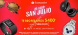 Cupón Linio Santander San Julio: $400 de cashback en compras de $2,500 y 15 MSI