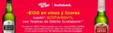 Cupón Linio Scotiablank $100 de descuento en cervezas, vinos y licores