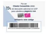 Cupón Liverpool de 15% de descuento en ropa GAP pagando con tarjeta Liverpool