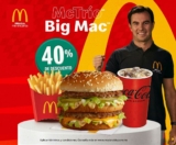 Cupón McDonalds Checo Pérez: 40% de descuento en McTrío Big Mac el 1 y 2 de mayo