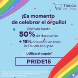 En tienda Club Premier hasta 50% de descuento + 15% adicional con el cupón PRIDE