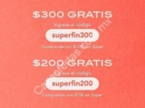 Código Rappi de $200 y $300 de descuento en compras de supermercado