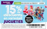 Cupón Soriana Soriticket de 15% de descuento adicional en juguetes seleccionados