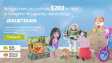 Cupón Soriana de $200 de descuento en juguetería a partir de $600 + envío gratis + meses sin intereses