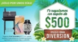 Cupón Soriana de $500 de descuento en compras a partir de $2,500