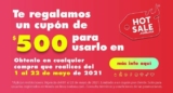 Cupón Soriana Hot Sale 2021: $500 de descuento si haces una compra en línea