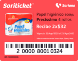 Cupones Soriana Soriticket del 21 al 23 de agosto 2020